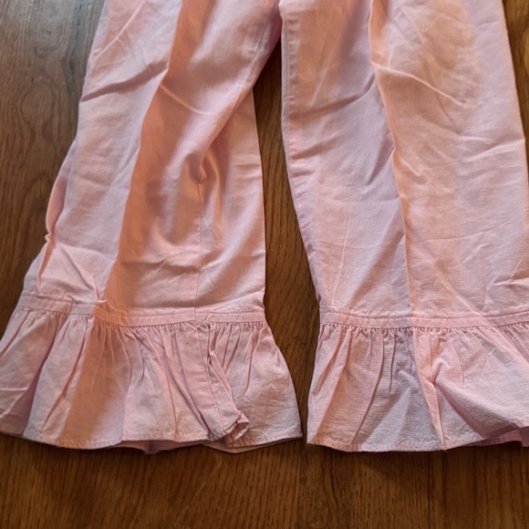Pink and White Ruffle Pants Set - Picture 4 of 7